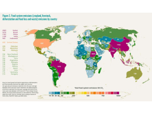 Cibo e clima, la trasformazione dei sistemi alimentari può ridurre del 20% le emissioni globali