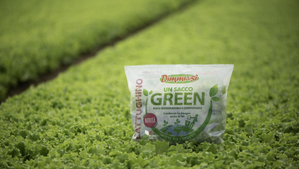 Immagine: Con Novamont l'insalata DimmidiSì diventa un 'sacco green'
