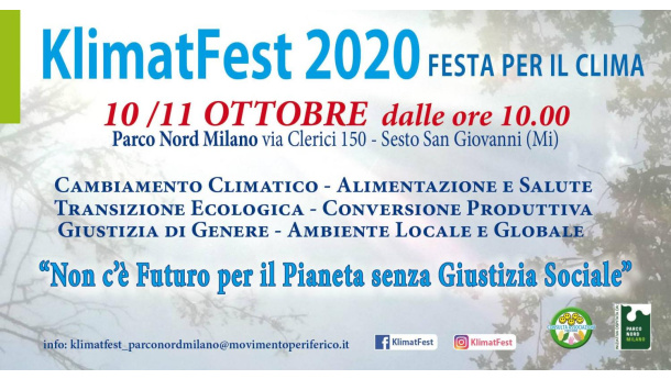 Immagine: KlimatFest 2020: al Parco Nord Milano si parla di emergenza climatica