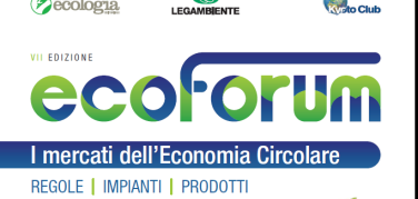 21-22 ottobre. VII edizione EcoForum diventa talk show on line per parlare dei mercati dell'economia circolare