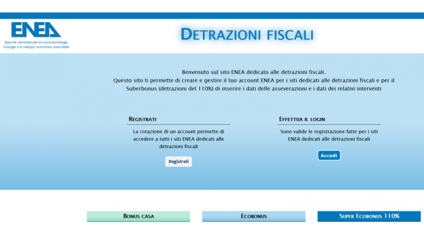 Immagine: Superbonus 110%: da martedì 27 ottobre 2020 online sito ENEA