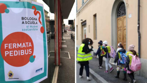 Immagine: Bologna punta sul Pedibus per ampliare l’offerta di mobilità sostenibile nel tragitto casa-scuola