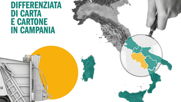 Immagine: In Campania avviate a riciclo oltre 200 mila tonnellate di carta e cartone nel 2019