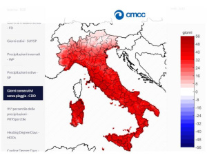 La Fondazione CMCC pubblica gli scenari climatici per l’Italia fino al 2100