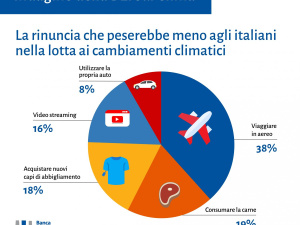 Voli, carne e video streaming: a cosa gli italiani sono disposti a rinunciare per combattere i cambiamenti climatici
