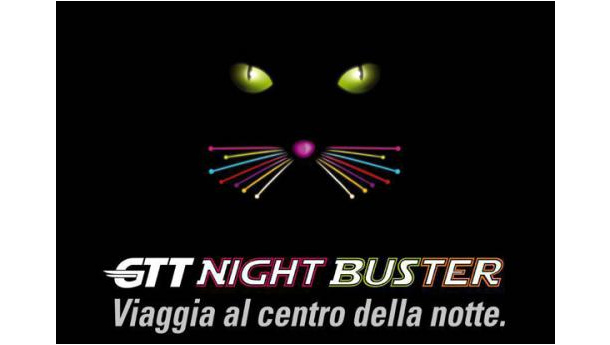 Immagine: A Torino in giro di notte con l'autobus. Parte Gtt Night Buster