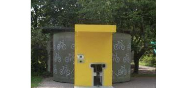 Il bancomat delle biciclette al Parco Nord Milano