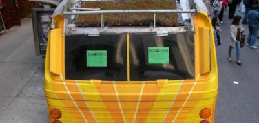 A New York spunta l'autobus col tetto vegetale
