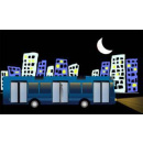 Immagine: Il bus che conquista la notte