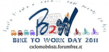 Il 12 maggio a Roma sarà il Bike to work day