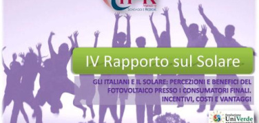 Rapporto Ipr-Univerde sul solare: gli italiani bocciano il governo e vogliono più incentivi