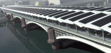 Londra, al via i lavori per il “ponte solare” sul Tamigi
