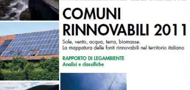 Comuni rinnovabili 2012, al via la raccolta dati di Legambiente