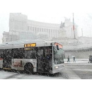 Immagine: Roma si sveglia sotto la neve, in vigore il piano trasporti di emergenza