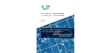 Fotovoltaico integrato, l'elenco degli impianti ammessi agli incentivi