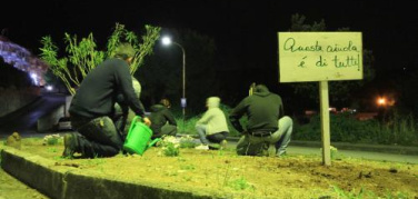 Guerrilla Gardening a Gaeta (Latina): il primo attacco verde in città