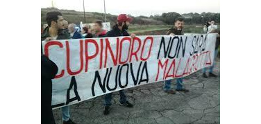 Discarica Cupinoro, cittadini manifestano contro allargamento