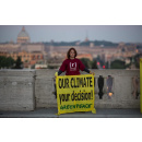 Immagine: G7 Energia, Greenpeace dal Pincio di Roma chiede sicurezza, indipendenza energetica e rinnovabili | FOTOGALLERY