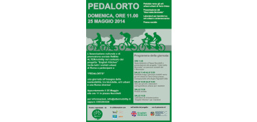 Pedalorto: il 25 maggio nuova pedalata a Roma