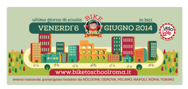 Roma, ultimo giorno di scuola in bici con il Biketoschool