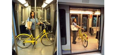 Partita la sperimentazione del trasporto bici sul metrò di Torino