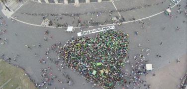 People's Climate March: a Roma un cuore verde contro i cambiamenti climatici