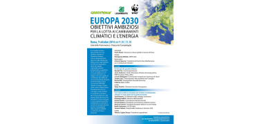 Clima, appello delle associazioni a Renzi: il Consiglio UE approvi obiettivi ambiziosi per il 2030