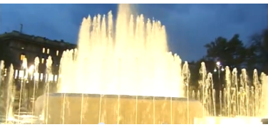 L'illuminazione LED arriva alla fontana del Castello Sforzesco, la 