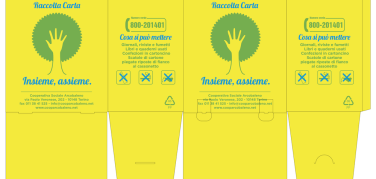 Torino, con il servizio Cartesio gli imballaggi in carta non solo dentro, ma anche accanto ai contenitori gialli nei cortili