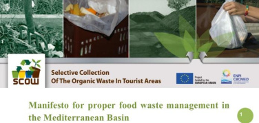 La Fondazione per lo Sviluppo Sostenibile sottoscrive il Manifesto per la Gestione dei rifiuti alimentari nel bacino del Mediterraneo