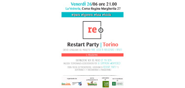 Venerdì 26 giugno il Restart Party che chiude il progetto 