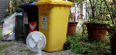 Storia di un ventilatore salvato dai rifiuti e in attesa di essere riparato