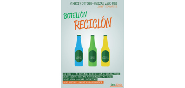 Venerdì 9 ottobre 2015 Botellón Reciclón con le Sentinelle dei Rifiuti