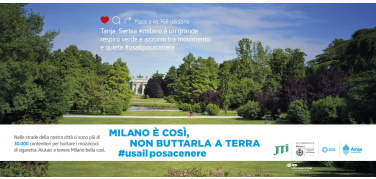 Milano più pulita (e civile): il Comune guida una campagna contro i mozziconi gettati per terra