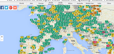 Smog in Europa? Nessuno peggio di noi, secondo l'Air Quality Index