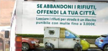 Bologna, al via la campagna contro l'abbandono dei rifiuti