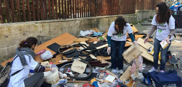 Palermo, Rap e Polizia Municipale insieme contro l'abbandono dei rifiuti