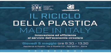 Il riciclo della plastica made in Italy: a Roma il convegno Corepla-Legambiente sull'economia circolare