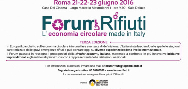 Il Forum Rifiuti torna a Roma dal 21 al 23 giugno e premia i Comuni Ricicloni | Programma