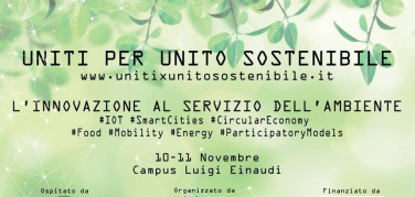 Torino, 10 e 11 novembre due giorni dedicati alla sostenibilità ambientale al Campus Einaudi
