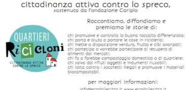 Quartieri Ricicloni a Milano, giovedì 10 la presentazione in zona Molise-Calvairate