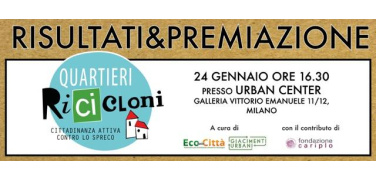 Quartieri Ricicloni, martedì 24 l'appuntamento è all'Urban Center di Milano
