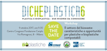 Dicheplastica6, il 9 ottobre a Milano i risultati dei monitoraggi del flusso di plastiche e bioplastiche compostabili in Italia