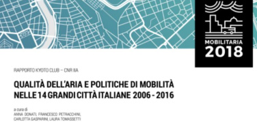 Kyoto Club e Iia-Cnr presentano MobilitaAria 2018, il primo rapporto sull’andamento della qualità dell’aria e della mobilità urbana nelle principali 14 città italiane