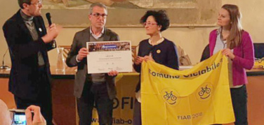 Alla Città di Lecce la bandiera gialla Fiab