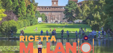 Solo stoviglie in Mater-Bi per Ricetta Milano, la lunghissima tavolata al Parco Sempione del 23 giugno