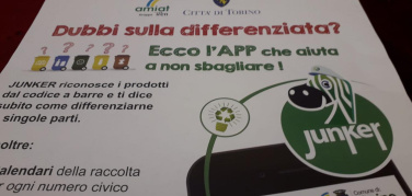 Arriva a Torino Junker, l'App che facilita la corretta separazione dei rifiuti
