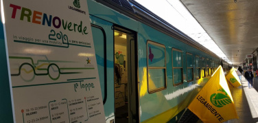 Il Treno Verde di Legambiente e Ferrovie dello Stato Italiane arriva a Torino