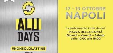 Napoli: dal 17 al 19 ottobre 2019 l'ultima tappa degli ALUDAYS
