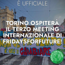 Immagine: Torino ospiterà il 3º meeting internazionale di #FridaysForFuture
